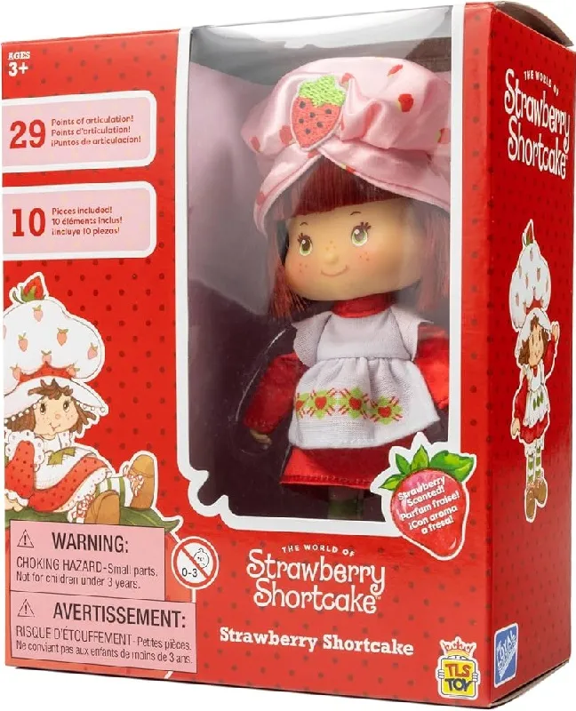 STRAWBERRY SHORTCAKE RETRO POSEABLE FASHION DOLL 14 CM